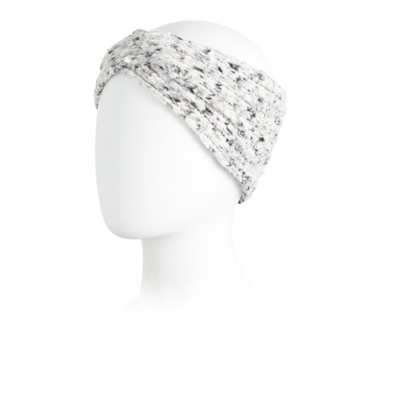 CUDDL DUDS Grey Chenille Twisted Headband - Picture 1 of 2